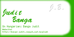 judit banga business card